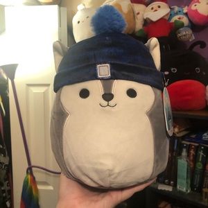 Tilman the wolf Squishmallow!